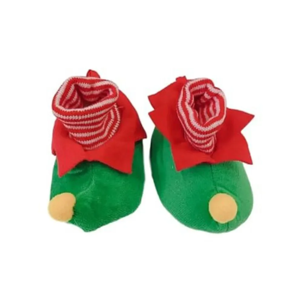 Wonder Nation Unisex Elf Holiday Slippers -Sizes 2-6
